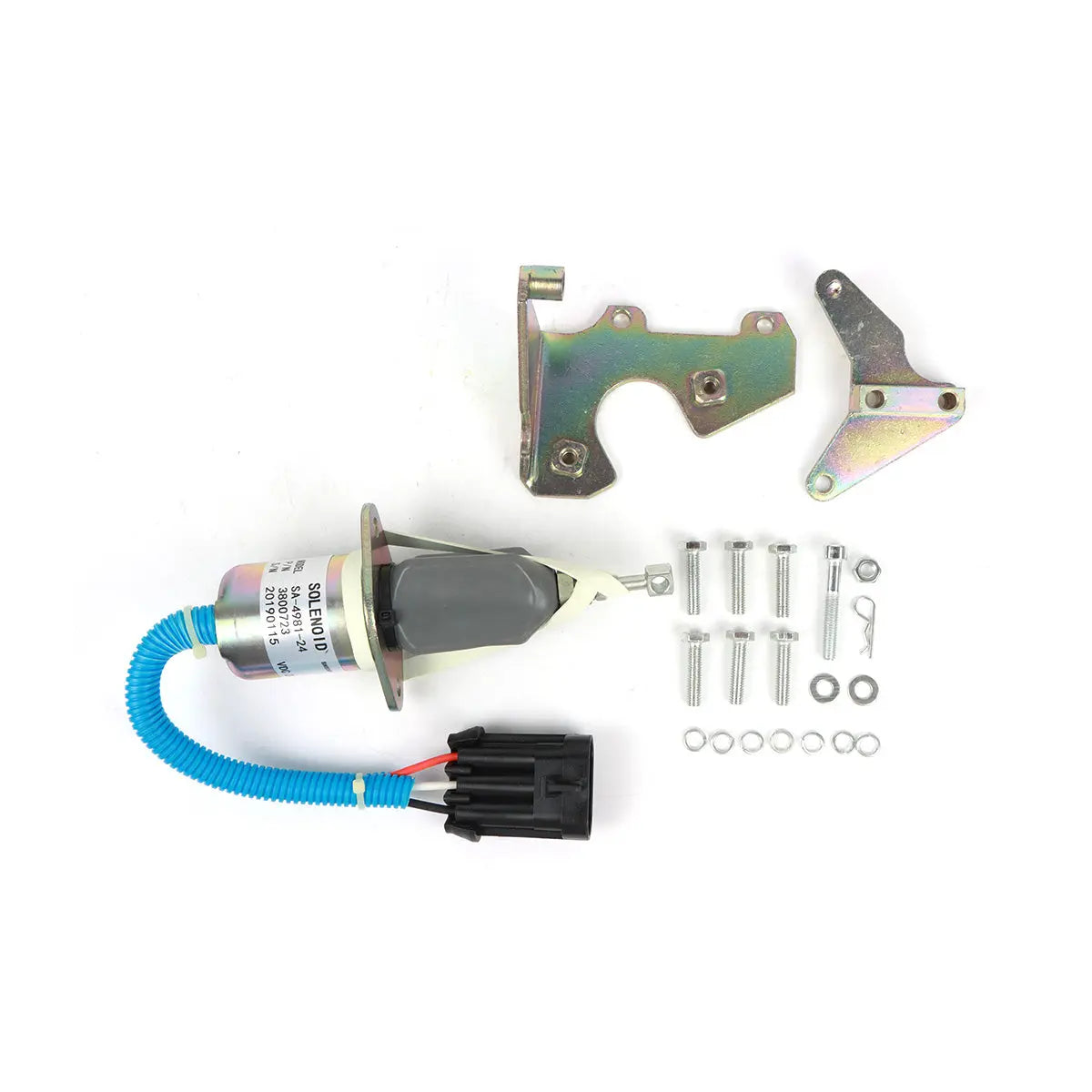 fuel shut-off solenoid SA-4981-24 for Cummins Diesel Engine - image 5