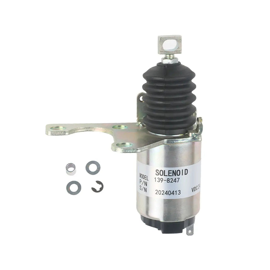 Fuel Shut Off Stop Solenoid Valve 139-8247 for Caterpillar Engine C-9 C9 3126E C7 Excavator 305.5 306