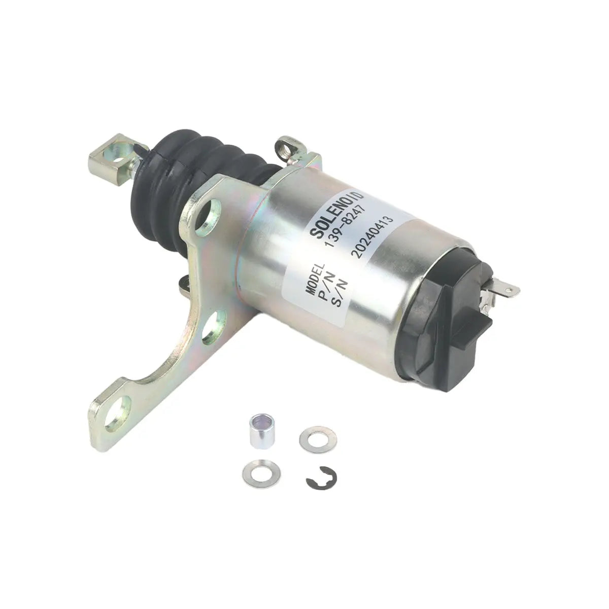 139-8247 fuel shut-off solenoid for Caterpillar Engine C-9 C9 3126E C7 Excavator 305.5 - image 5