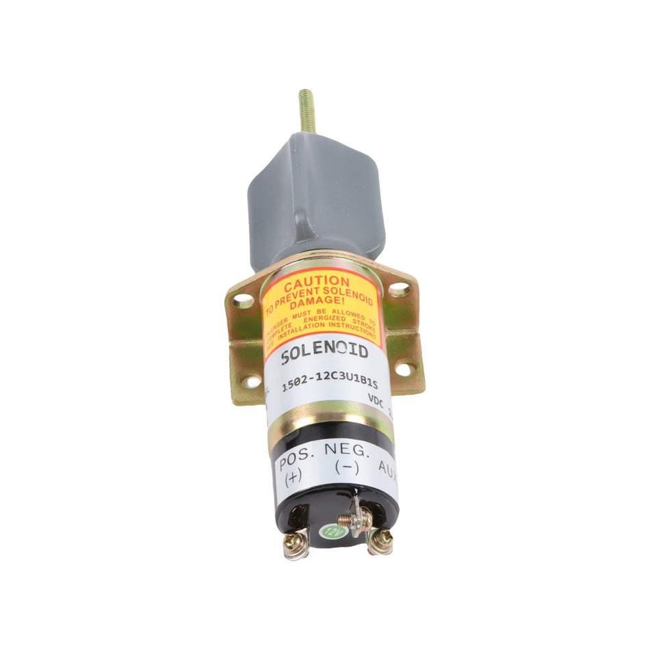 1502-12C3U1B1S fuel shut-off solenoid for Yanmar Kubota Diesel Engine - image 2