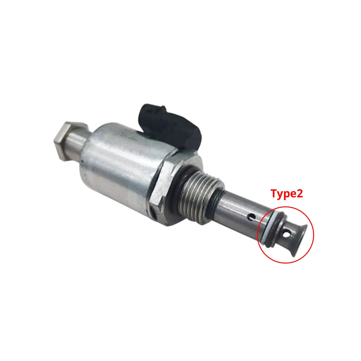 fuel shut-off solenoid 122-5053 for Caterpillar E325C 3126B 120H Excavator - image 2