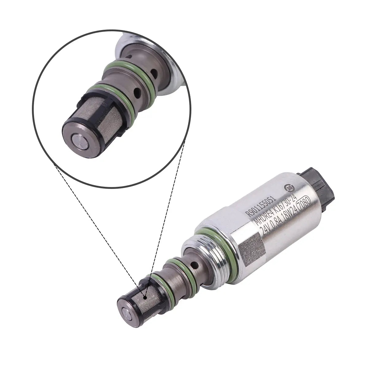 solenoid valve 410116-00395 for Doosan DX340LC DX480LC DX225 Excavator - image 2