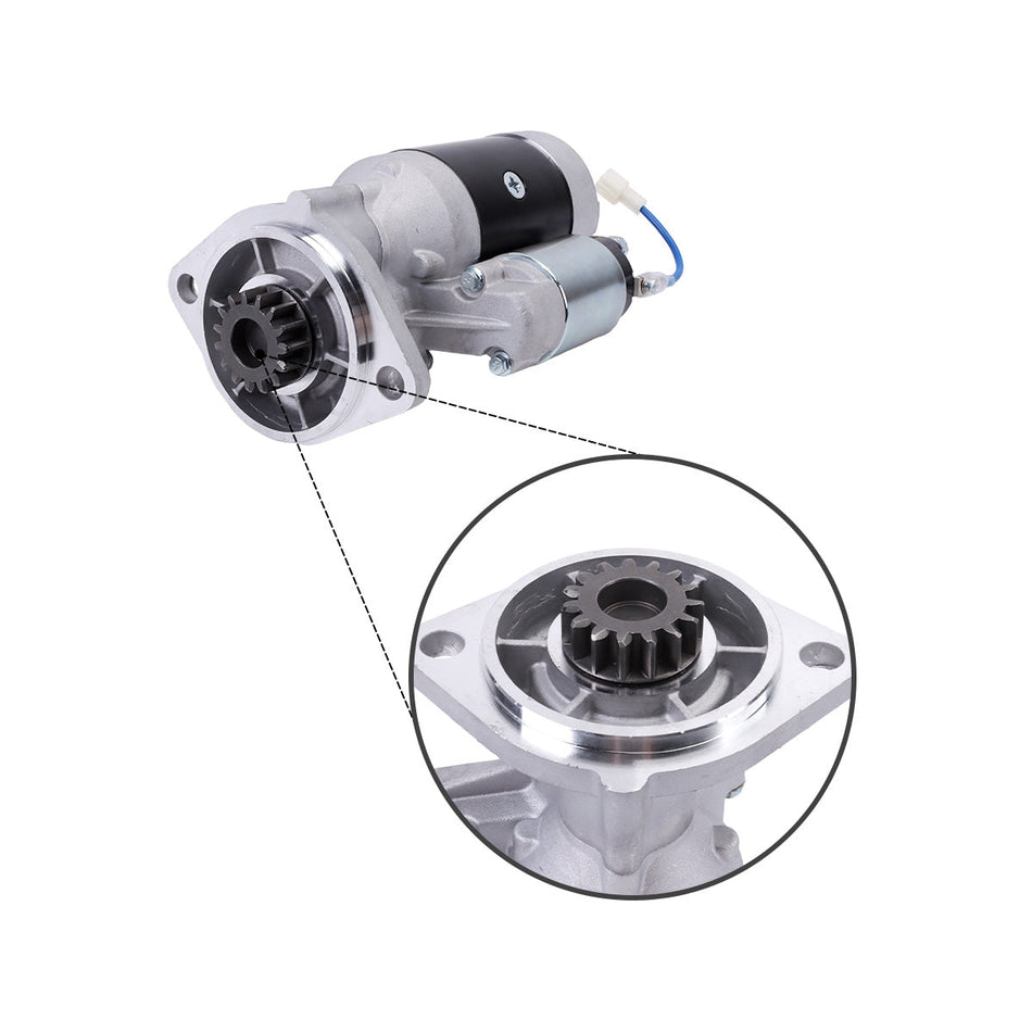 129150-77010 starter motor for Yanmar Engine - image 2