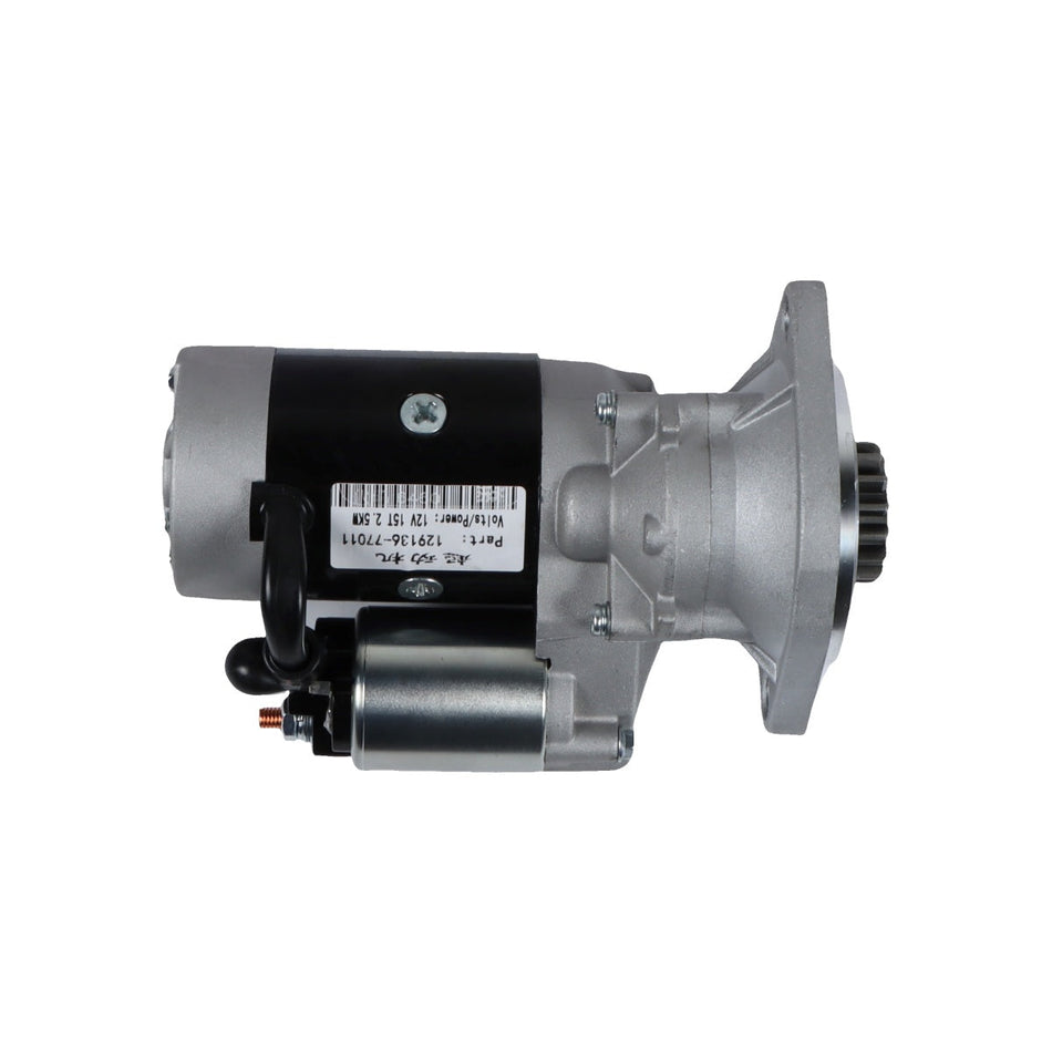 starter motor 129136-77011 for Komatsu Excavator PC35 PC40 PC50 - image 2