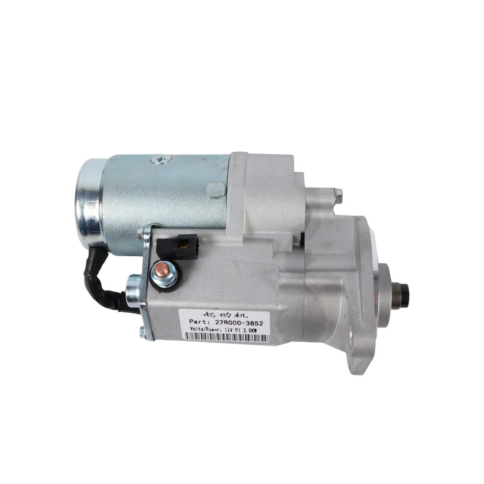 228000-3852 starter motor for Isuzu C240 Engine - image 2