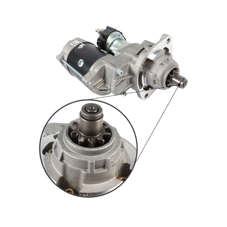 starter motor 0-24000-3060 for Komatsu WA100-3 Loader - image 2