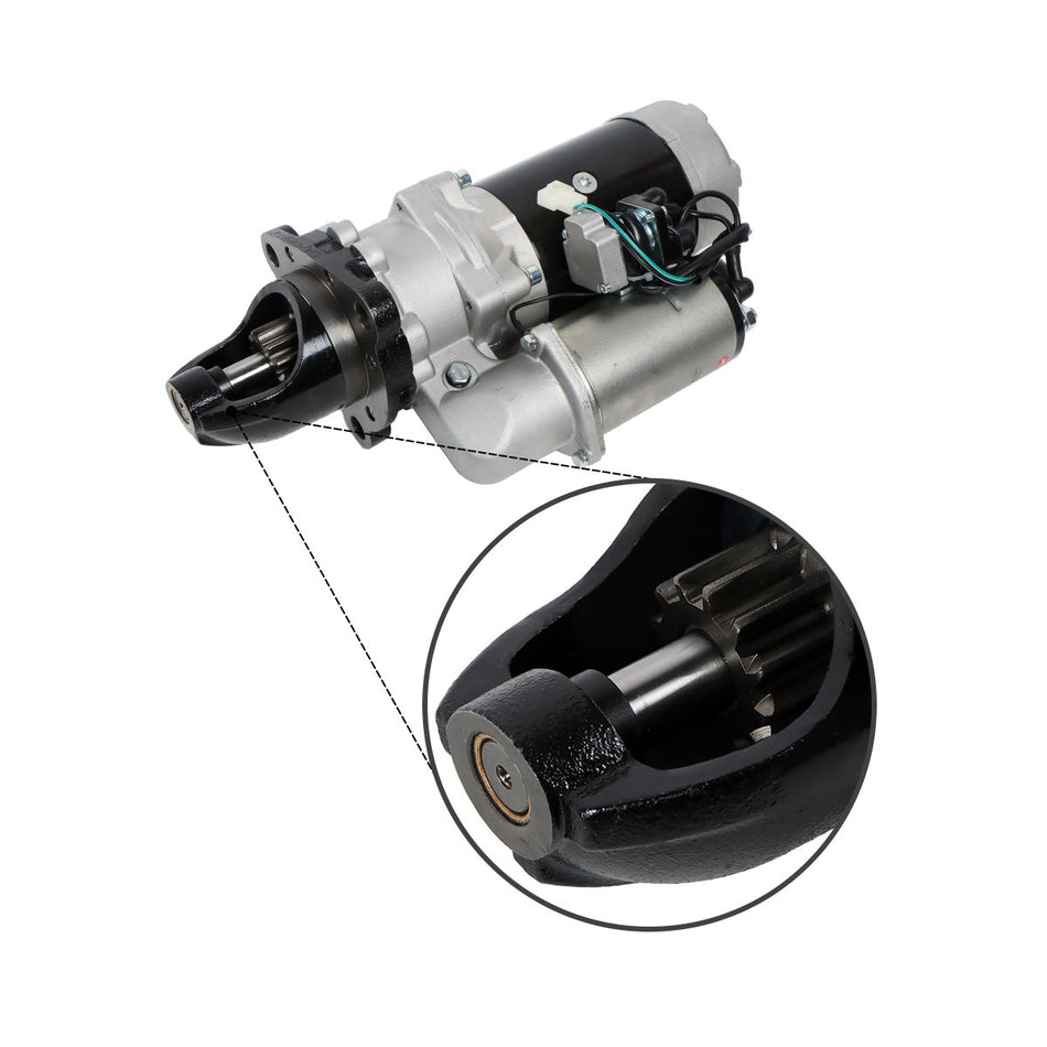 starter motor 600-863-8112 for Komatsu SAA6D114E Engine - image 2