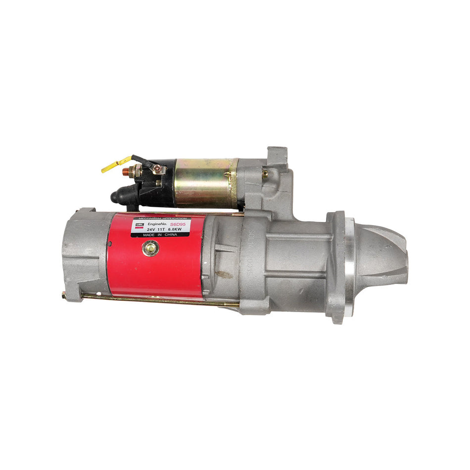 Engine Starter Motor Assembly 24V 11T 6.0KW for Komatsu S6D95 Engine