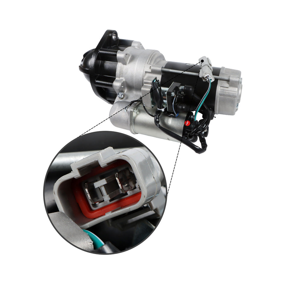 600-813-4422 starter motor for Komatsu PC100-5 PC200-5 Excavator - image 2