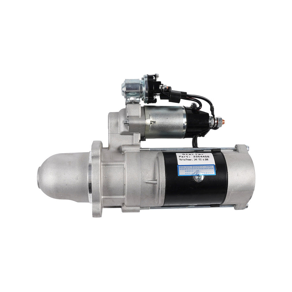Engine Starter Motor Assembly 3354458 for Cummins QSB 4BT 6BT 5.9L Engine