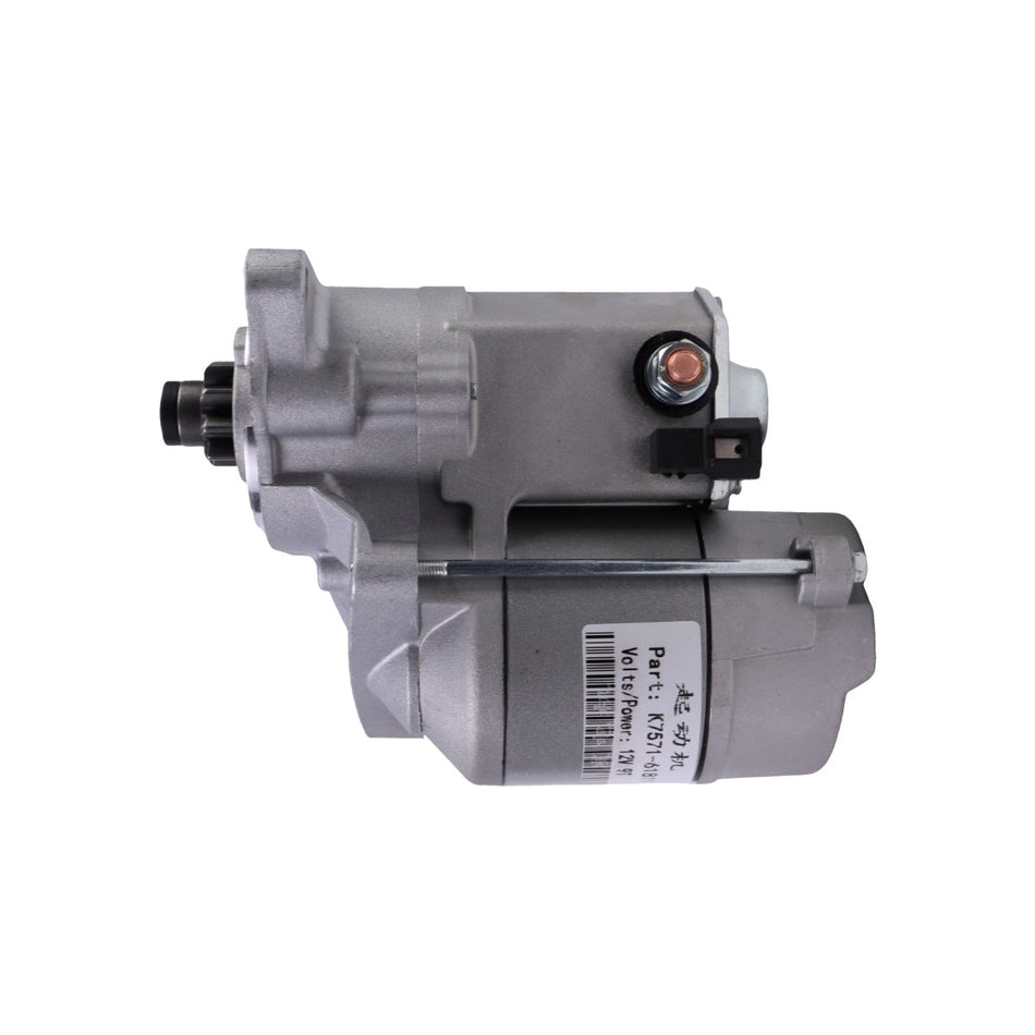starter motor K7571-61811 for Kubota Utility Vehicle RTV1100 RTV900 898cc 2004-2012 - image 2