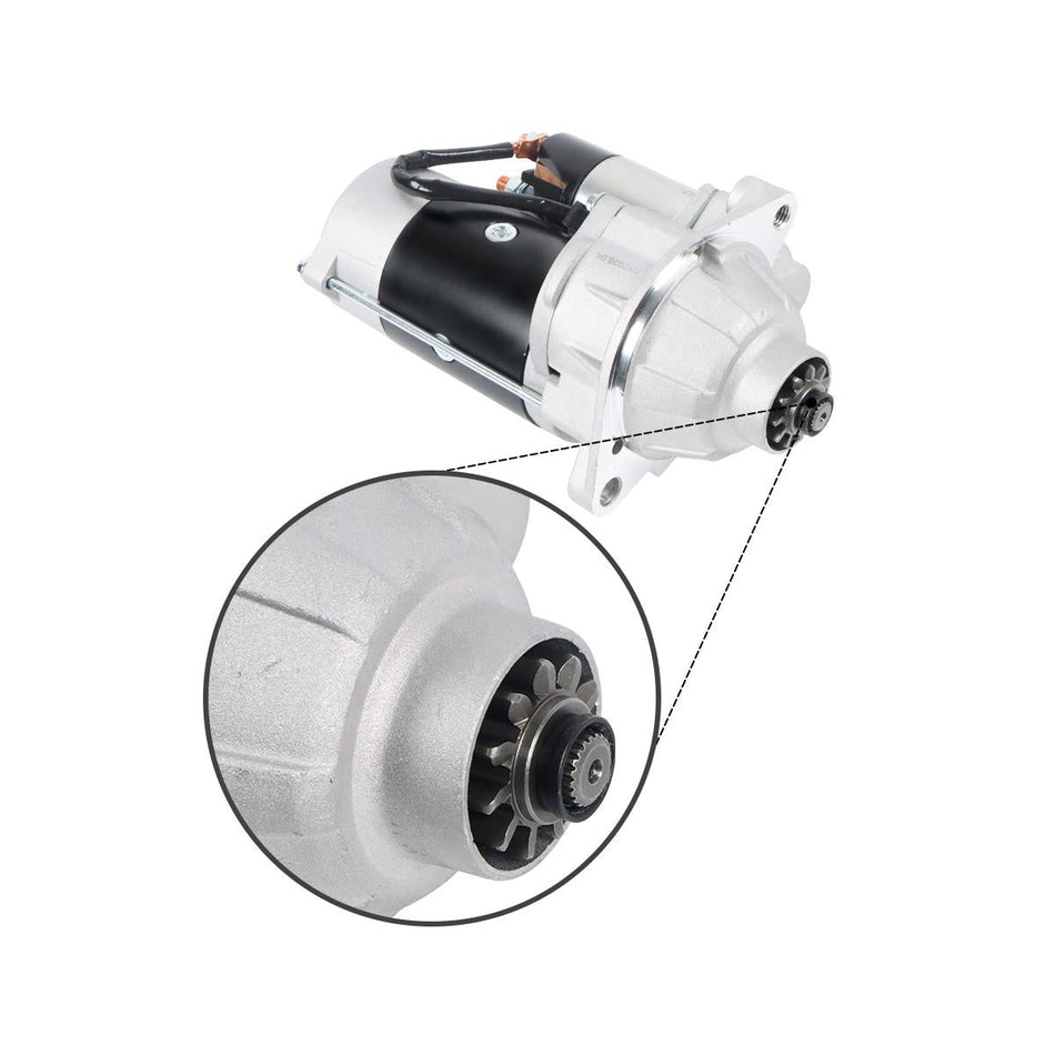 M3T56082 starter motor for Mitsubishi 6D14 6D15 6D16 Engine - image 2