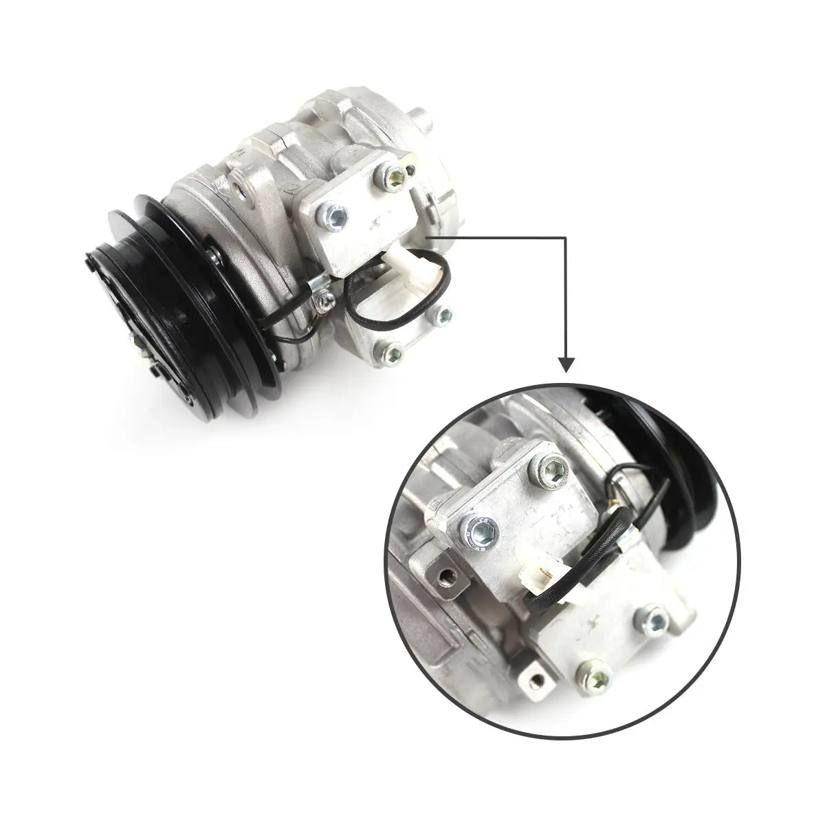 T0070-87290 A/C Compressor for Kubota M9000-CAB M9000DT-CAB - image 2