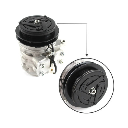 T0070-87290 A/C Compressor for Kubota M9000-CAB M9000DT-CAB - image 4
