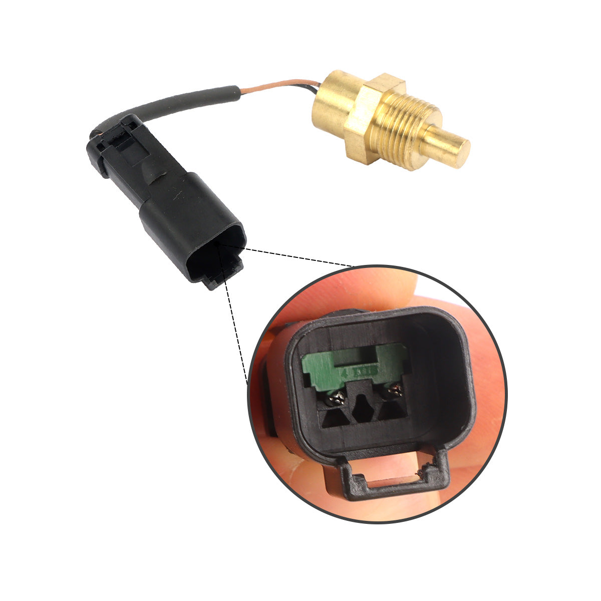 temperature sensor 125-4812 for Caterpillar Excavator E320B 322C - image 2