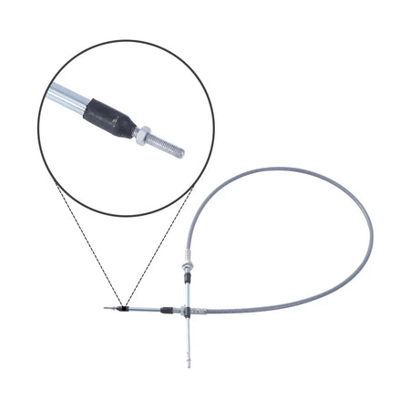 throttle motor control cable 63 inches Throttle002 for Kobelco SK025-2 Excavator - image 2