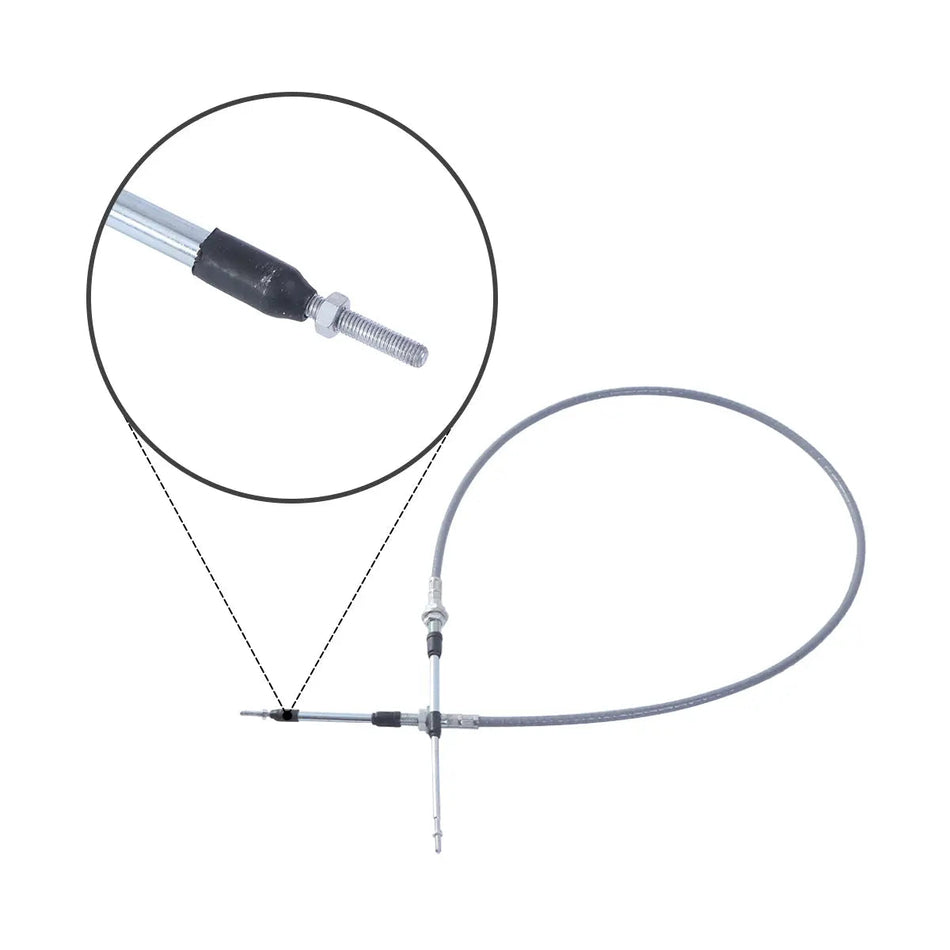 throttle motor control cable 63 inches Throttle002 for Kobelco SK025-2 Excavator - image 2