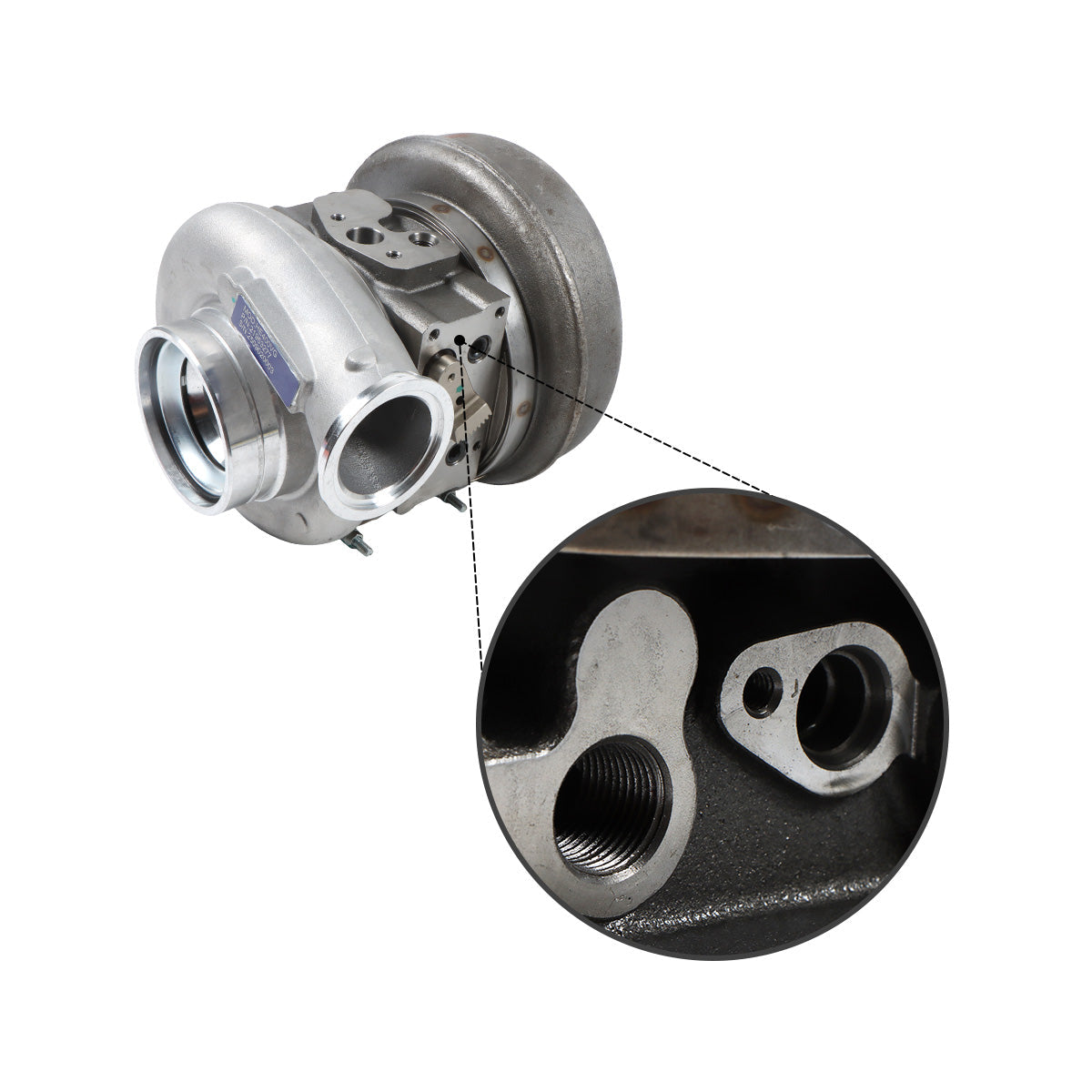 Turbo Turbocharger 21953277 3776805 VOE21953277 VOE3776805 for Volvo MD11 Engine - image 4