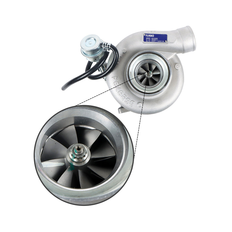 Turbo Turbocharger 3536971 3536313 3802694 for Cummins Engine 6BT 6BTA - image 2