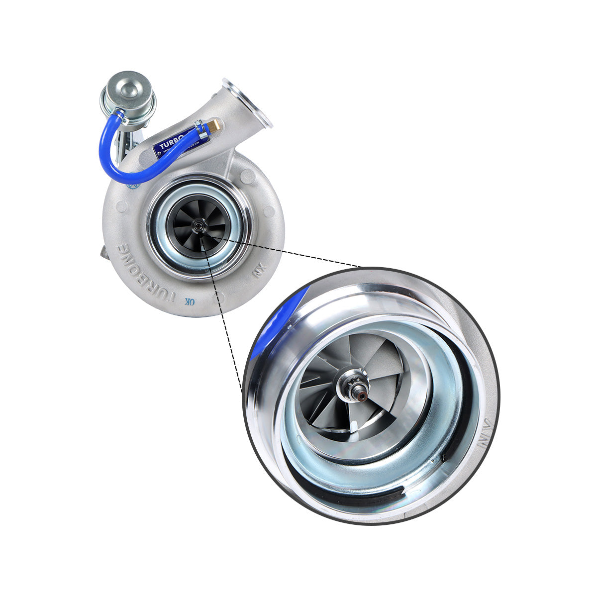 Turbo Turbocharger 3590104 for Cummins Engine 6BTAA - image 2