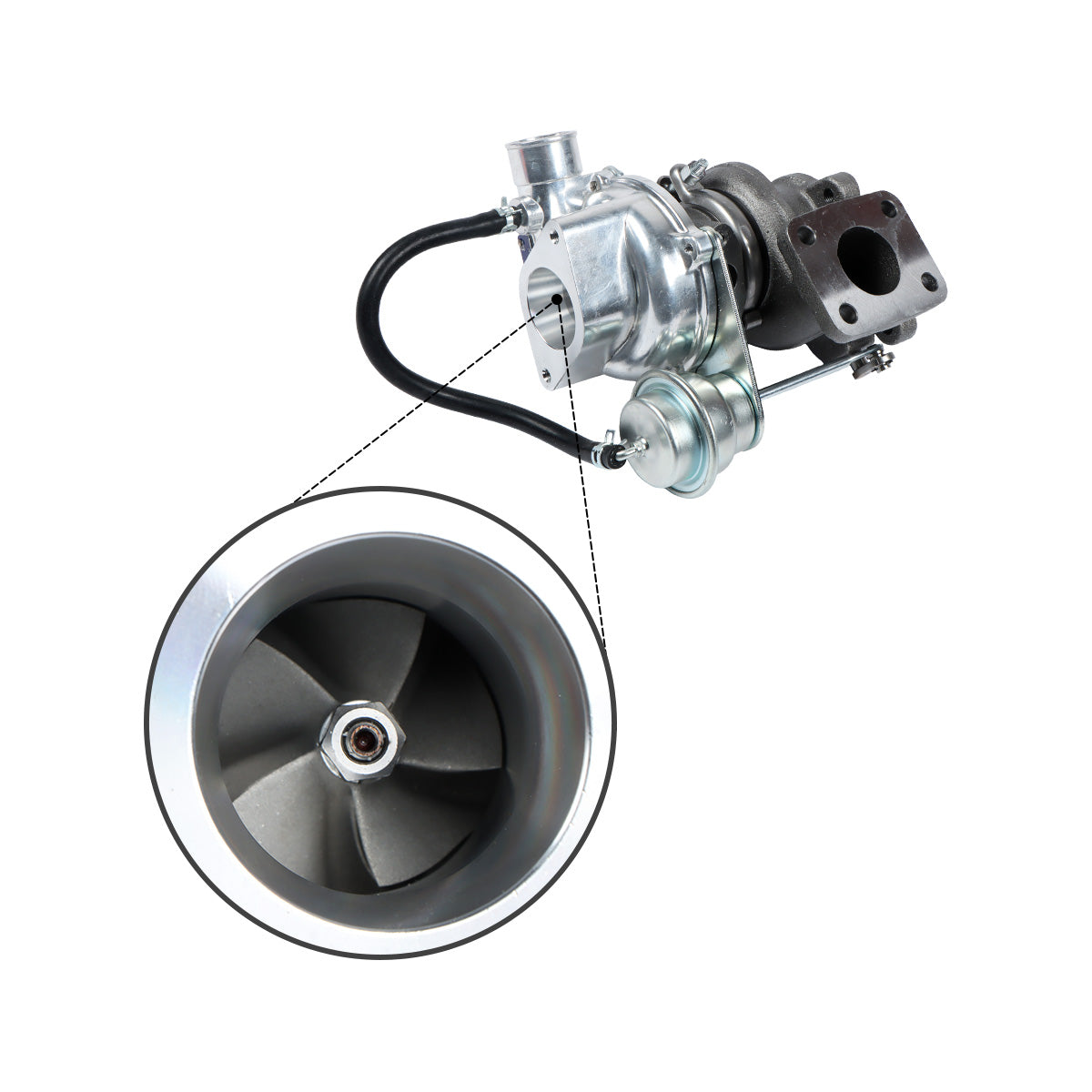Turbo Turbocharger 7000677 7020831 for Bobcat Loader S160 S185 Kubota Engine V2607 - image 2