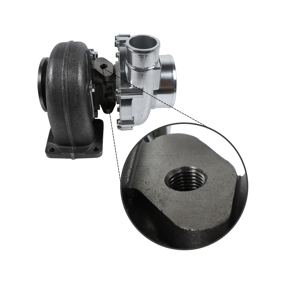 Turbo Turbocharger RE550941 for John Deere Engine C23 Tractor 6J-1704 6J-1904 7130 - image 3
