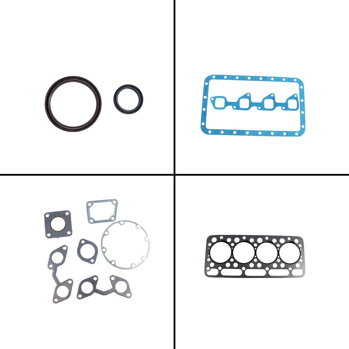 V1902 Engine Gasket Kit for Kubota Bobcat Tractor Mower Excavator - image 2