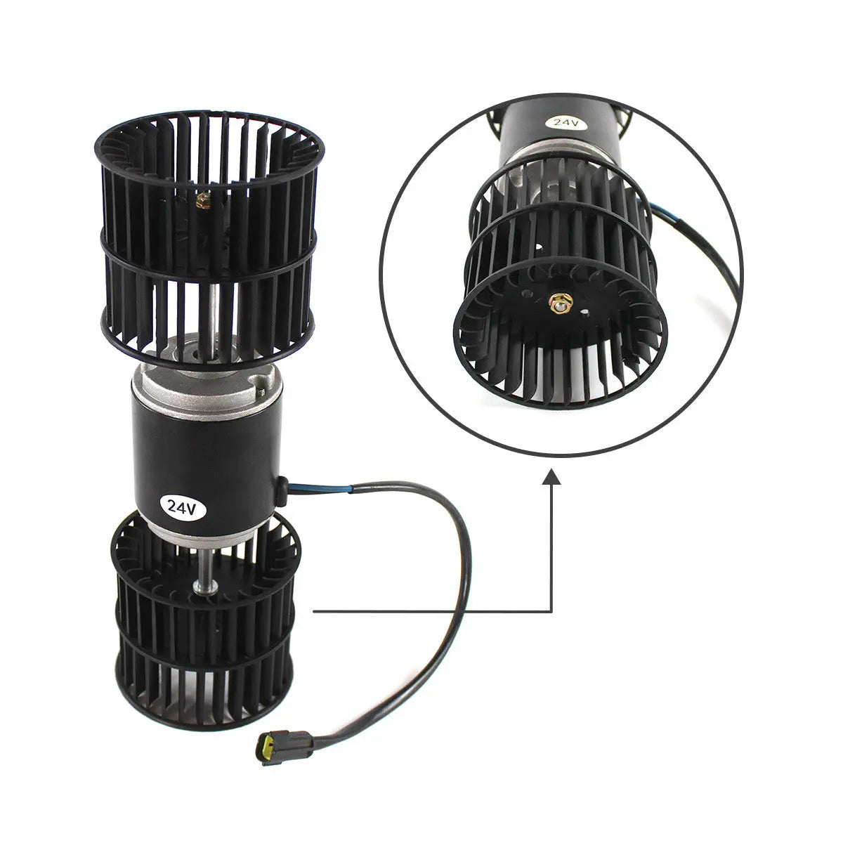 VOE14576774 Blower Motor for Volvo EC120D EC180B - image 3