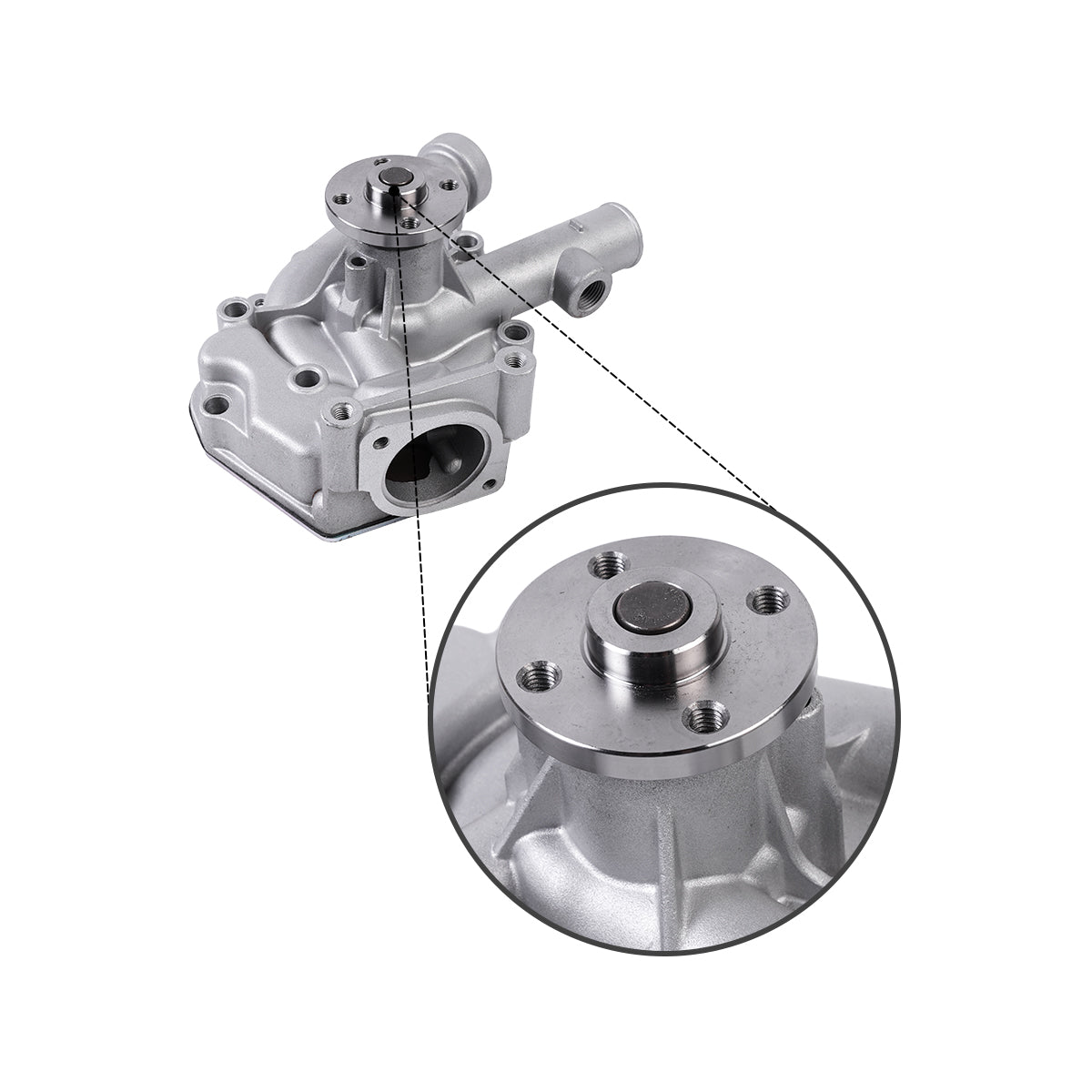 Water Pump 16100-78360-71 for Toyota Engine 12Z 13Z 14Z - image 2