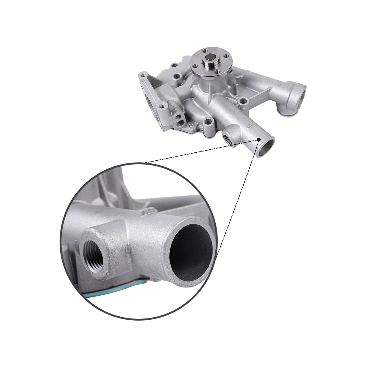 Water Pump 16100-78360-71 for Toyota Engine 12Z 13Z 14Z - image 3