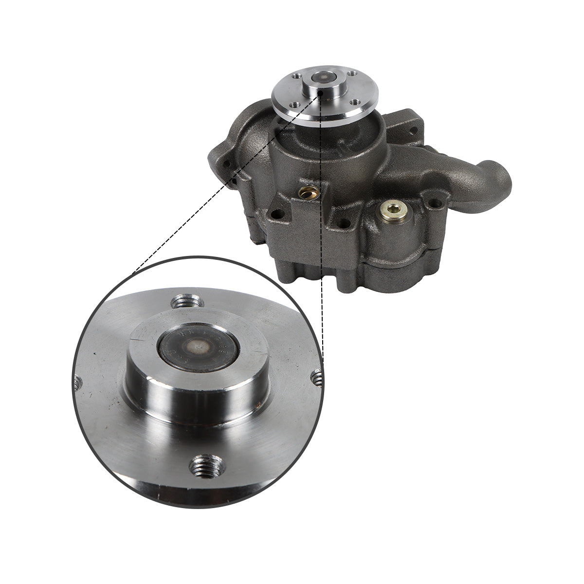 Water Pump 352-2080 for Caterpillar Engine C7 C9 3406E 3126B 3126E - image 2