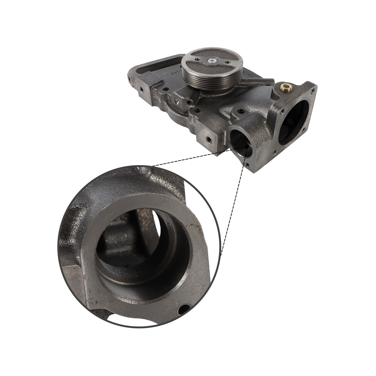 Water Pump 3801708 3051408 3045943 for Cummins Engine NT855 - image 2