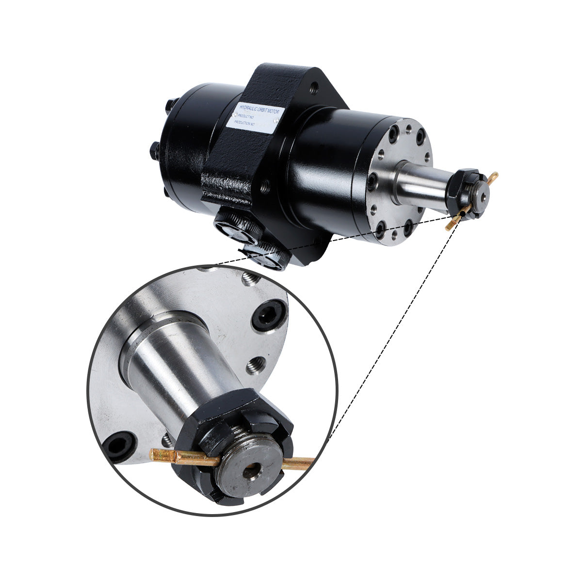 wheel motor HydraulicMotor186 for Ferris 5023091 Wright 32410004 23091 5023091SM - image 2