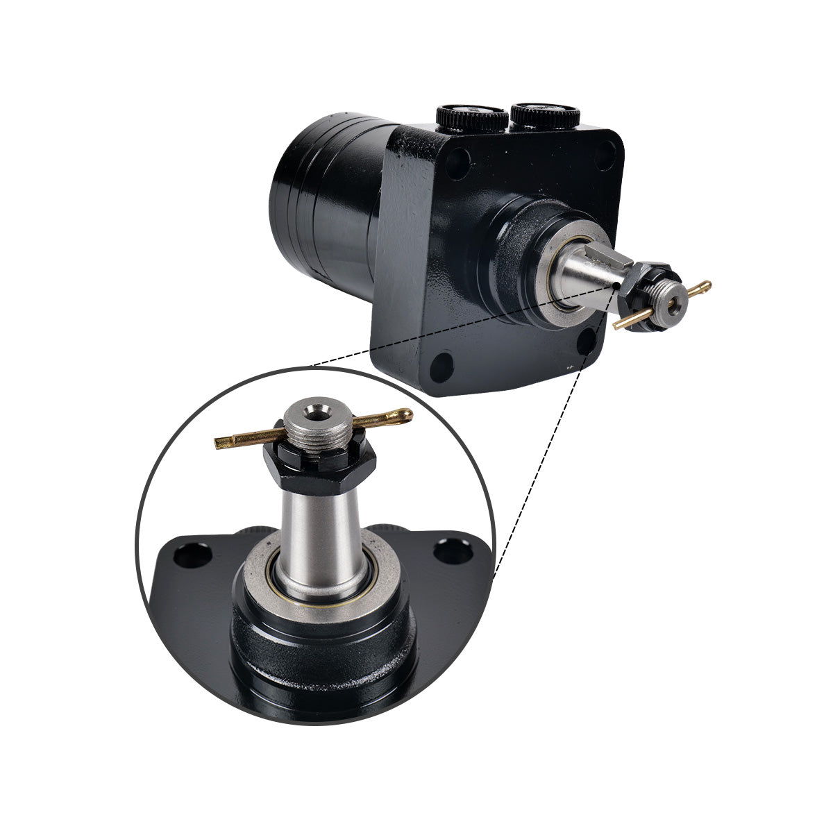 wheel motor HydraulicMotor013 for Parker TE0230US250AAAJ BME2-200-WS-T3-B Scag V-Ride SVR Mower - image 2