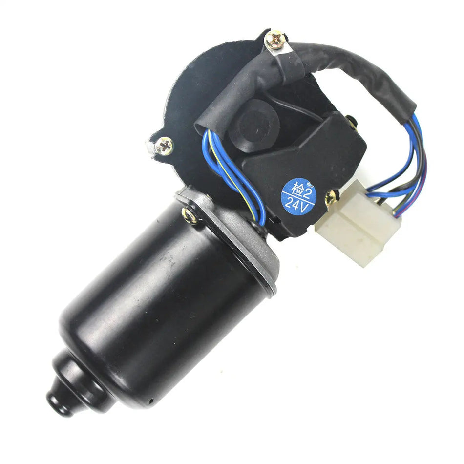 YN53C00012F2 Windshield Wiper Motor Assembly for Kobelco SK200-8 SK210-8 SK295-8 Caterpillar E320C Excavator