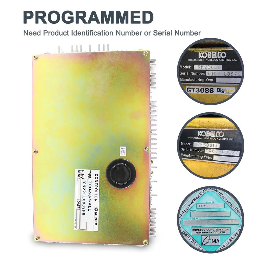 controller YN22E00069F6 for Kobelco SK210-6 SK210LC-6 SK200-6 - image 2