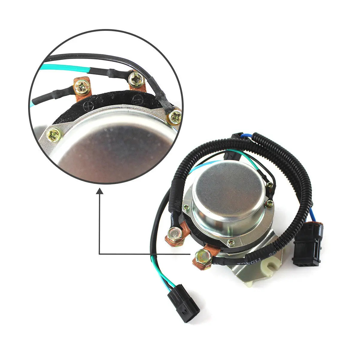 battery relay YN24S00008F1 for Kobelco SK200-8 Crawller Excavator - image 4