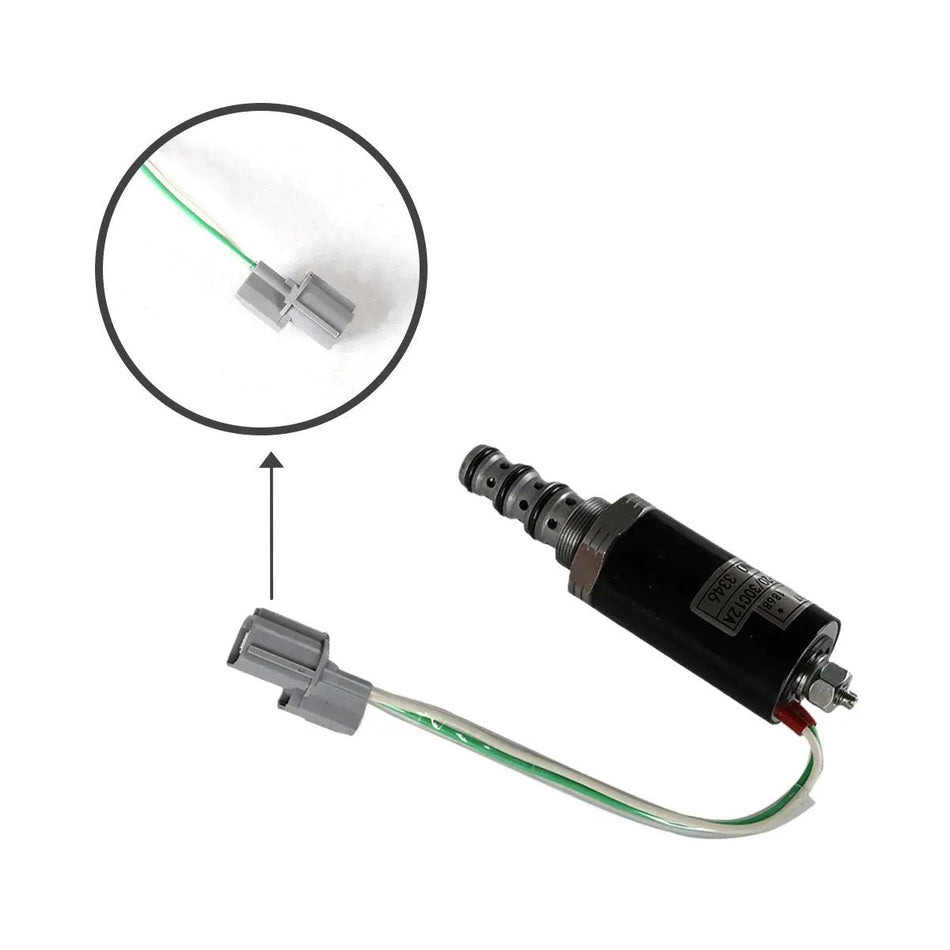 solenoid valve YN35V00005F1 for Kobelco SK200-2 Excavator - image 2