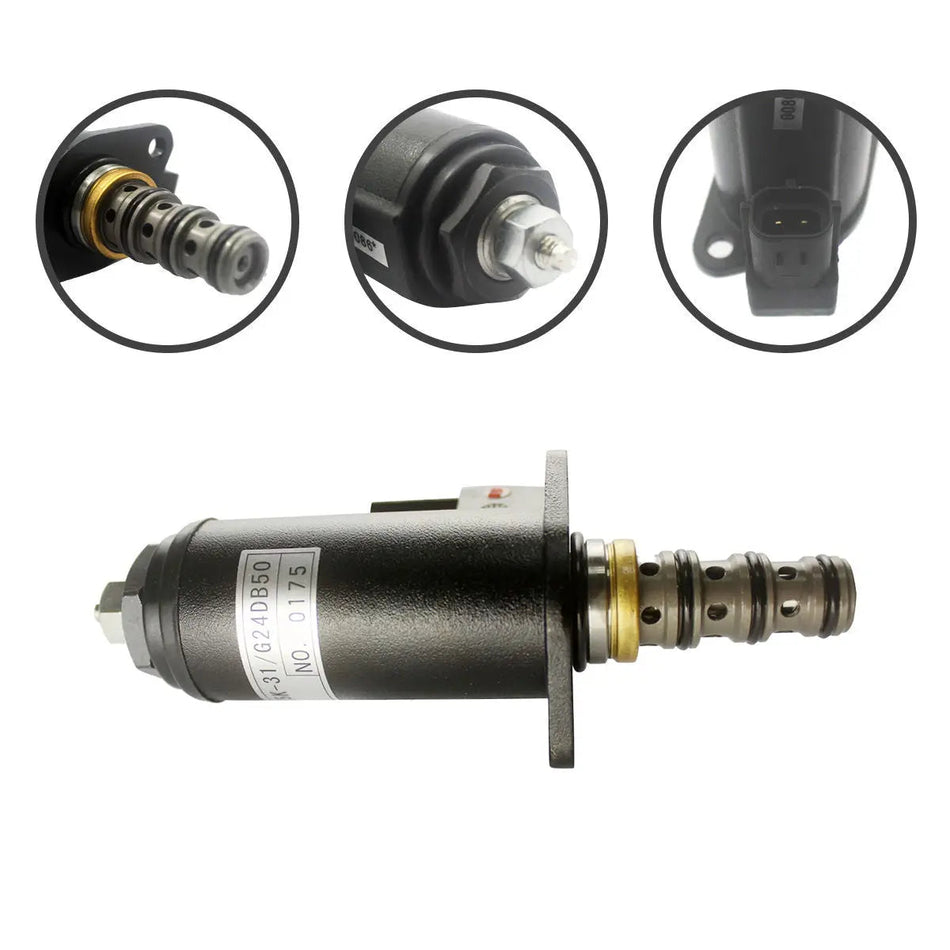 KWE5K-31 solenoid valve for Kobelco SK200-8 SK170-8 SK210-8 Excavator - image 2