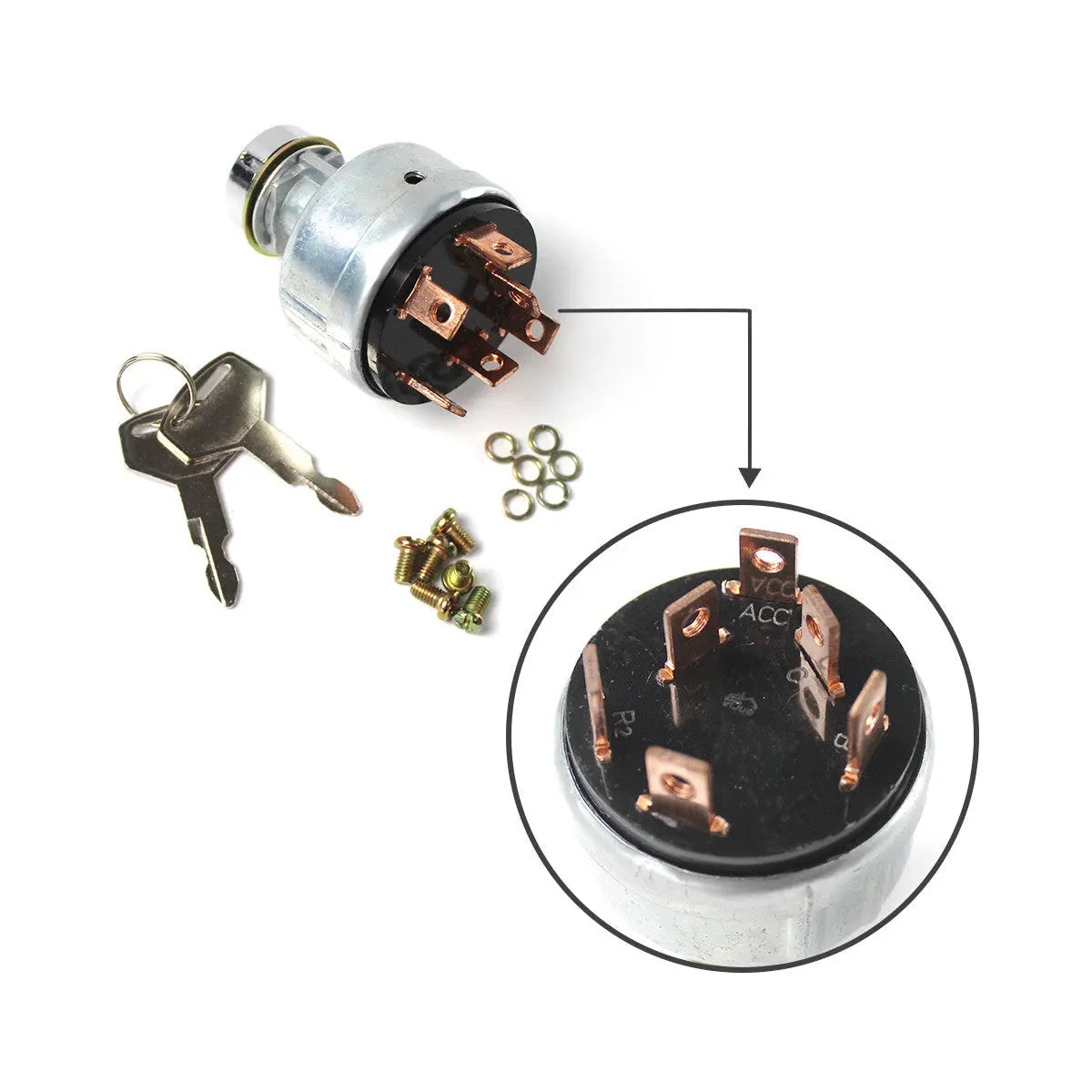 Topsealkit YN50S00002F1 ignition switch, for Kobelco SK200-6 SK210-6 - image 2