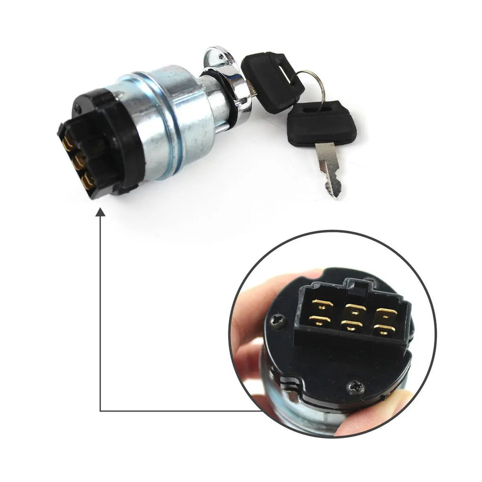ignition switch YN50S00026F1 for Kobelco SK200-8 Excavator - image 2