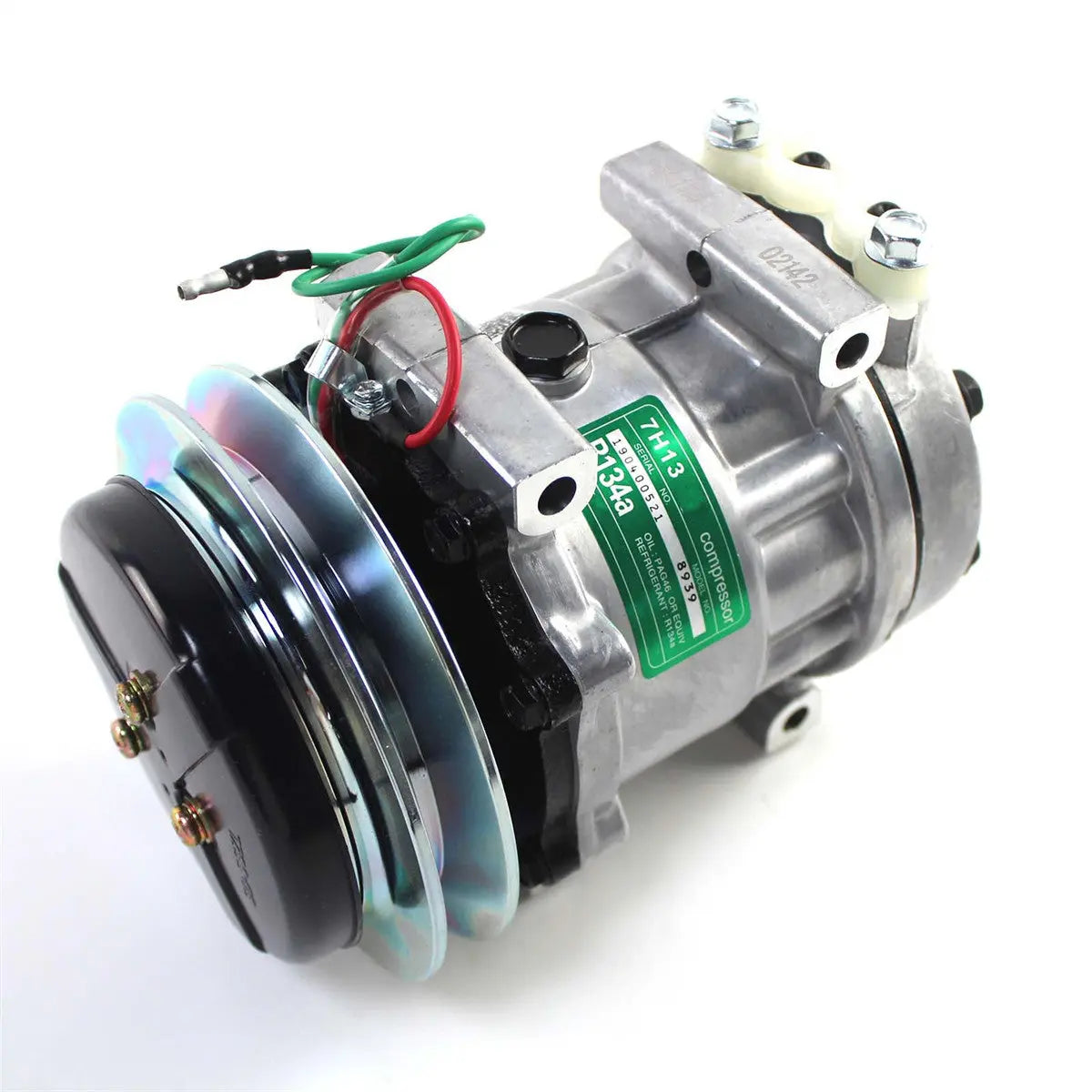 A/C Compressor YX91V00001F1 for Kobelco SK200-8 SK350-8 Excavator - image 4
