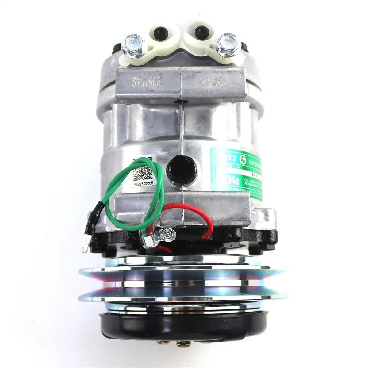 A/C Compressor YX91V00001F1 for Kobelco SK200-8 SK350-8 Excavator - image 5