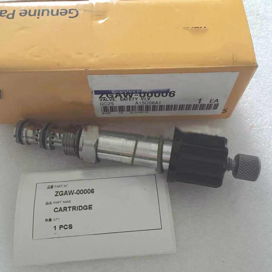 ZGAW-00006 cartridge solenoid valve for Hyundai Excavator R140LC-9 R170W-9 R210LC-7 - image 2
