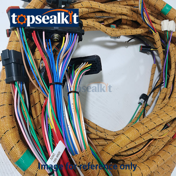 186-4605 Main Wiring Harness for Caterpillar CAT 320C 320CL Excavator - Engine 3066 Replacement