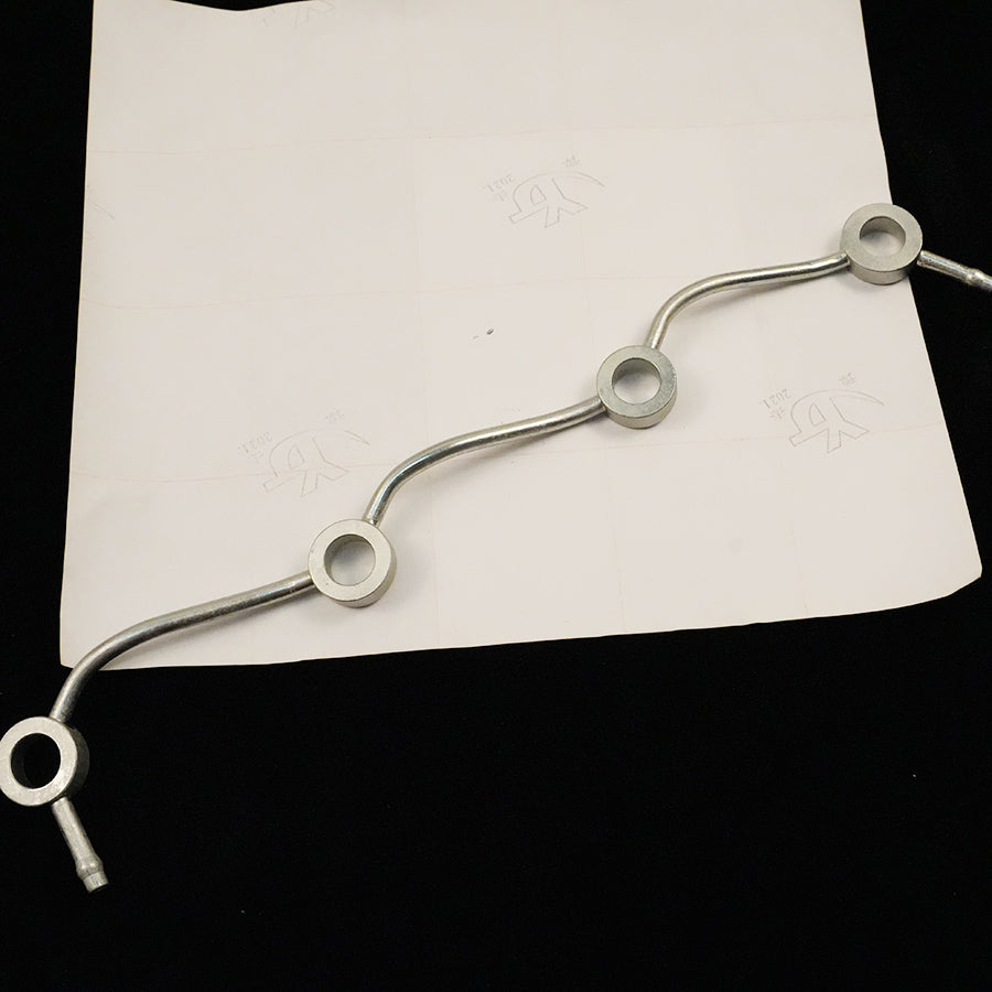 1627142502 engine fuel overflow pipe for Excavator EX40UR-3 ZX30 ZX35 Kubota V1305 V1505