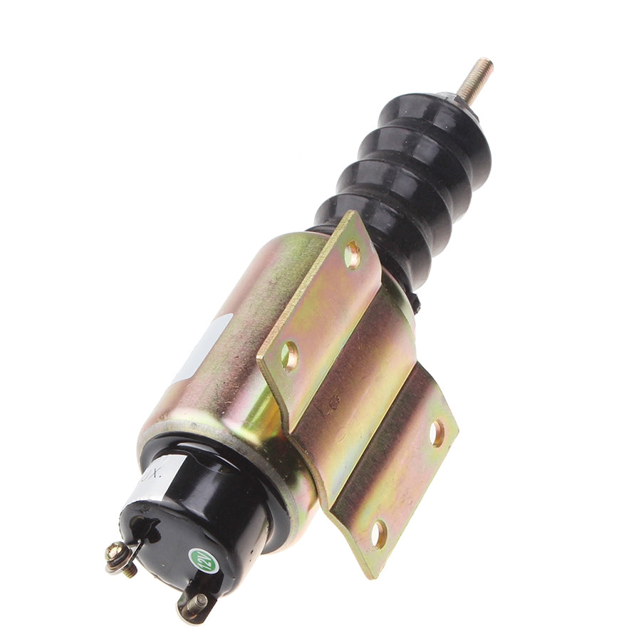 2001ES-12E3U1B2S2 fuel shutdown solenoid for Woodward 12V 3 Terminals - image 2