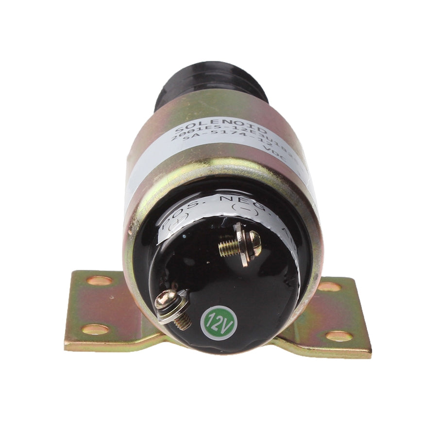 2001ES-12E3U1B2S2 fuel shutdown solenoid for Woodward 12V 3 Terminals - image 4