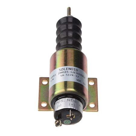 2001ES-12E3U1B2S2 fuel shutdown solenoid for Woodward 12V 3 Terminals - image 3