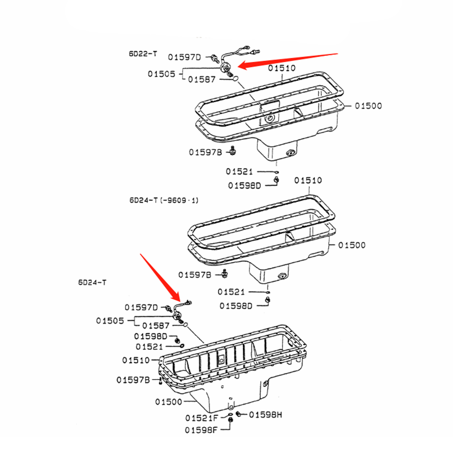 Topsealkit VAMC867765 oil pan level sensor, for Kobelco Excavator SK235SR SK235SR-1E SK235SR-1ES - image 2